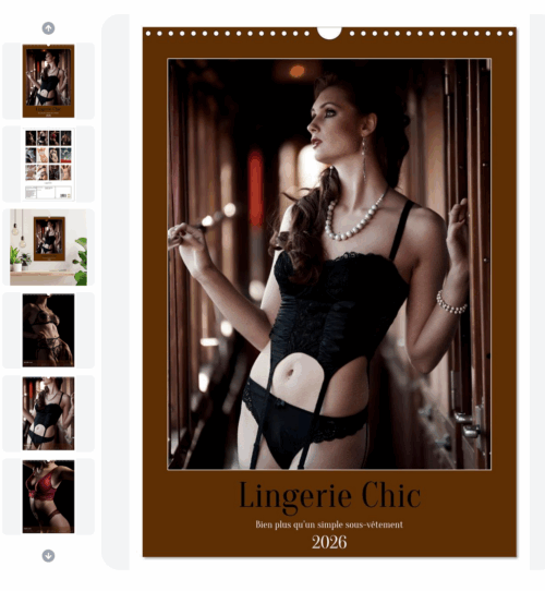 Calendrier 2026 Lingerie Chic